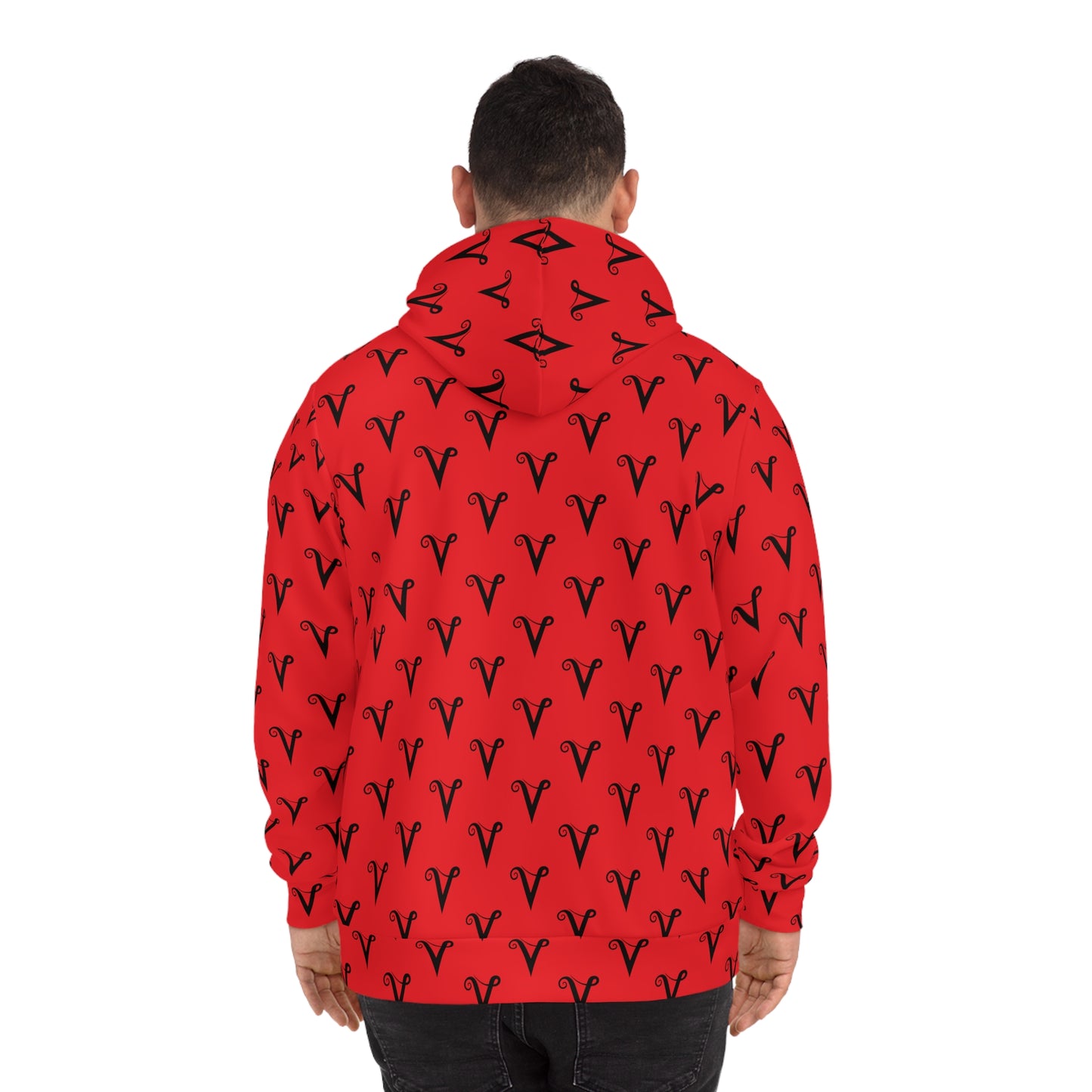 V Logo Unisex Hoodie