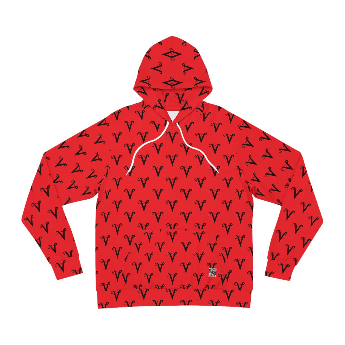 V Logo Unisex Hoodie