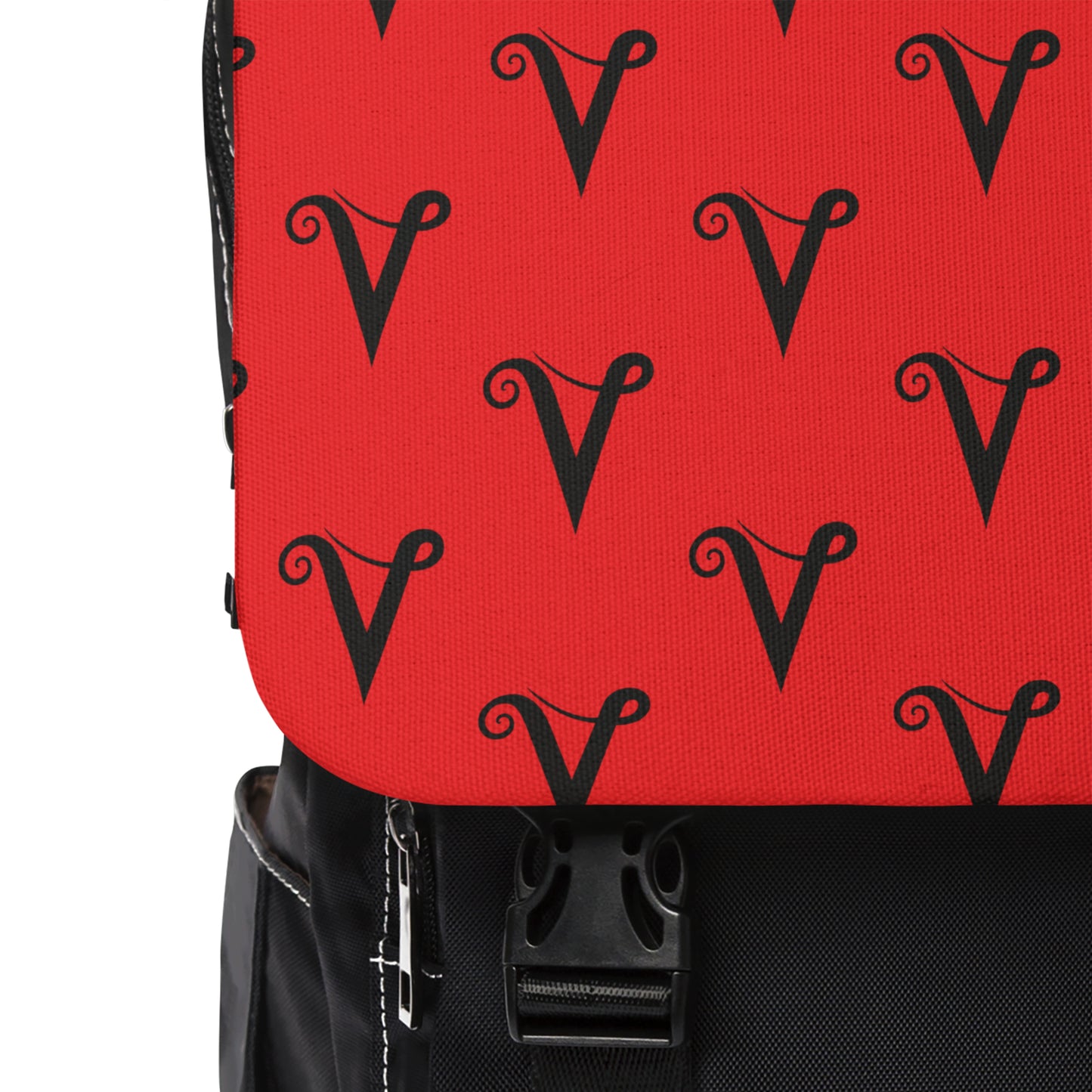 Vemon Time Red & Black Gothic Shoulder Backpack