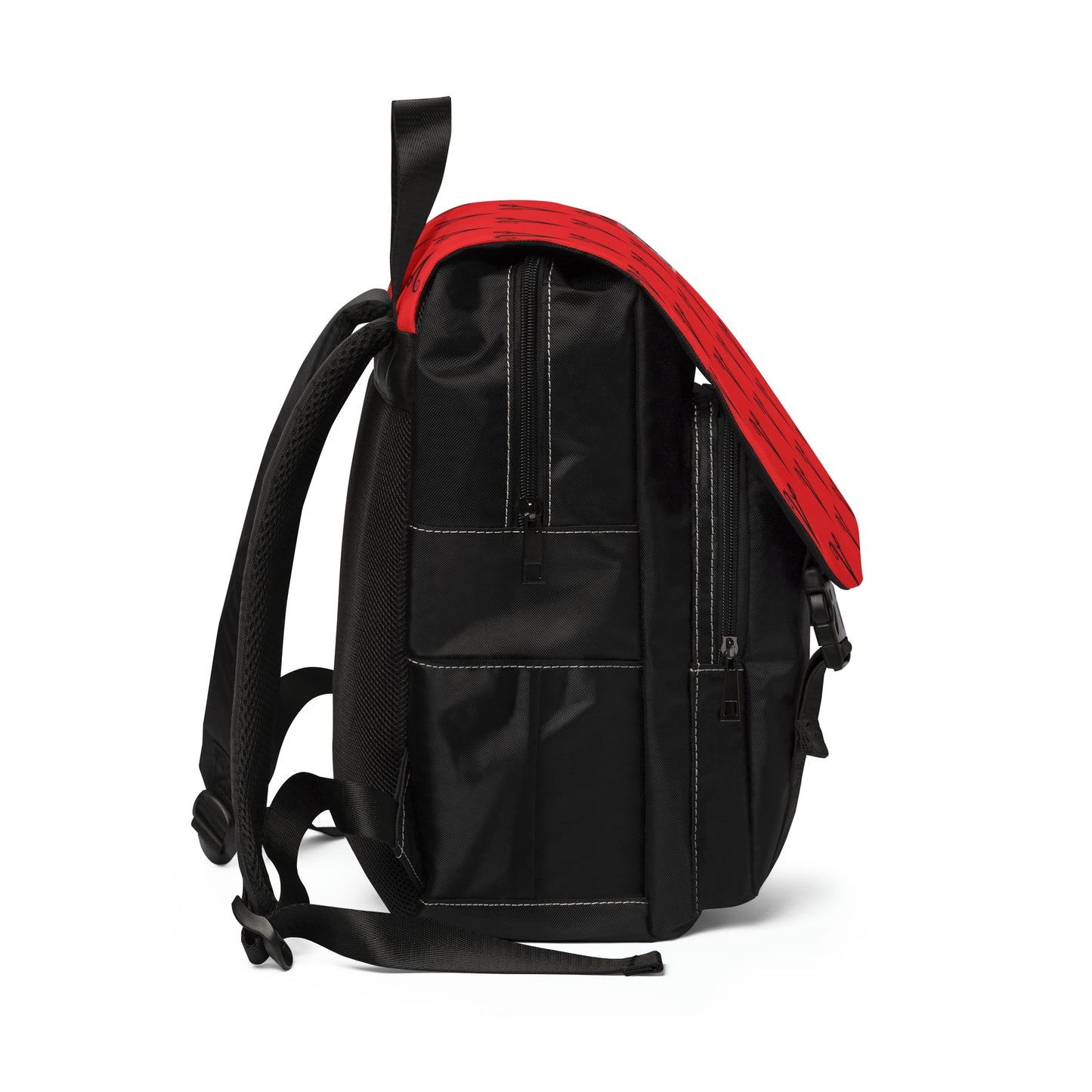 Vemon Time Red & Black Gothic Shoulder Backpack