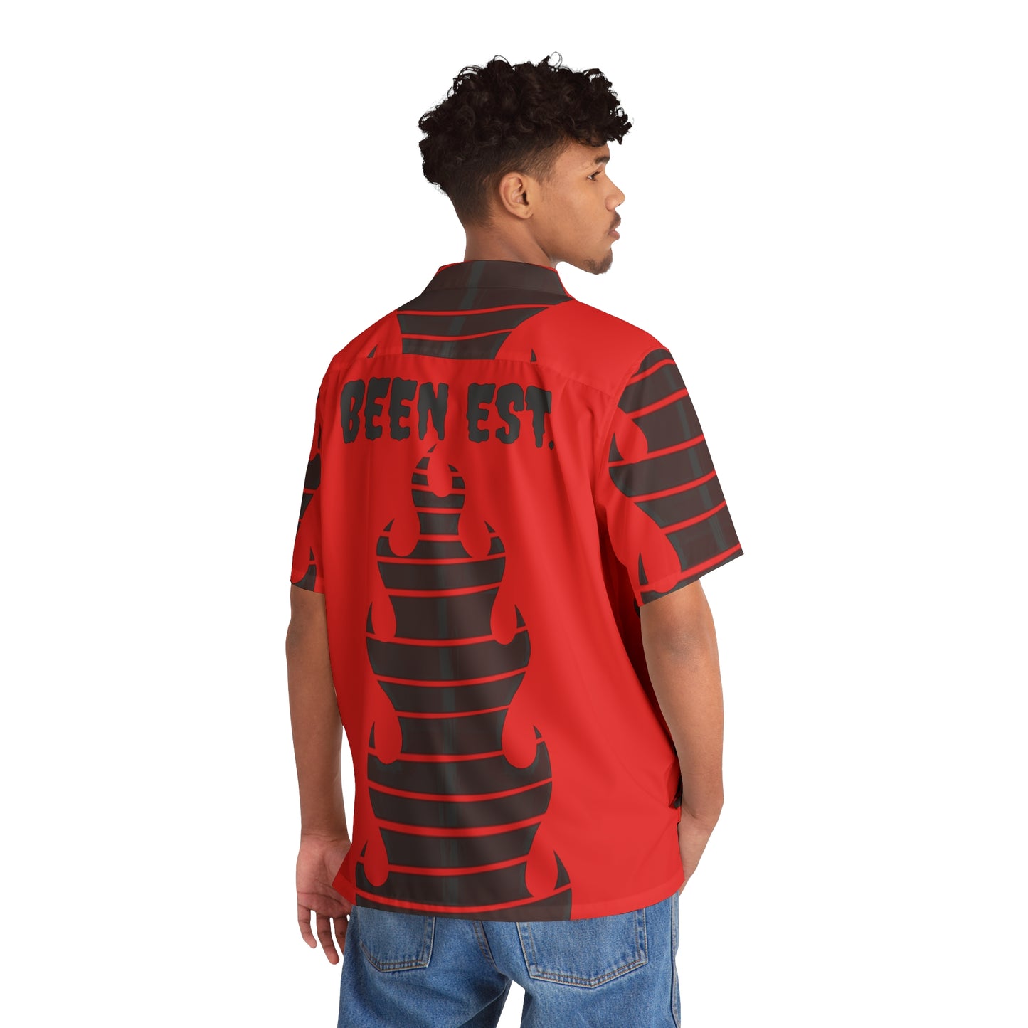 Y2K Vemon flames Men's Hawaiian Shirt