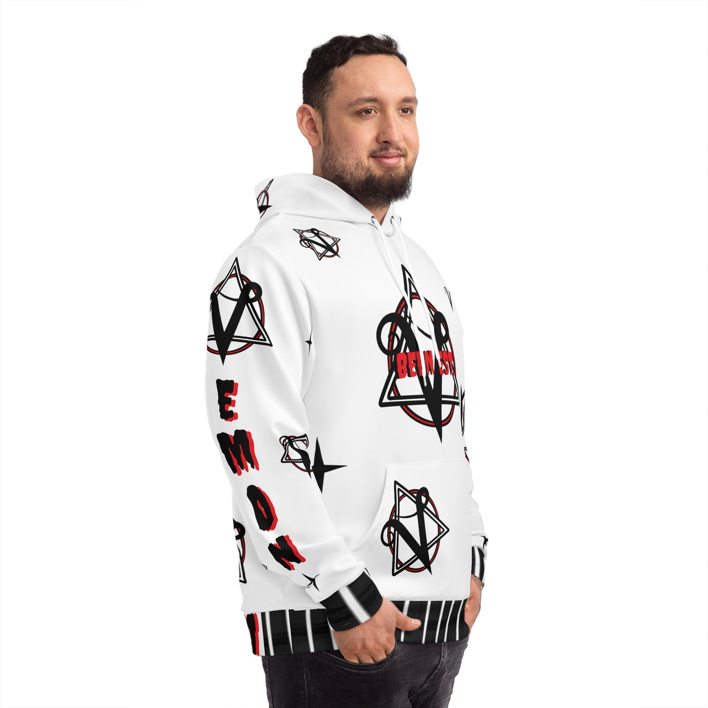 Velegram White Unisex Hoodie