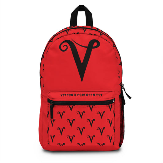 Vemon Time Backpack - All red with black