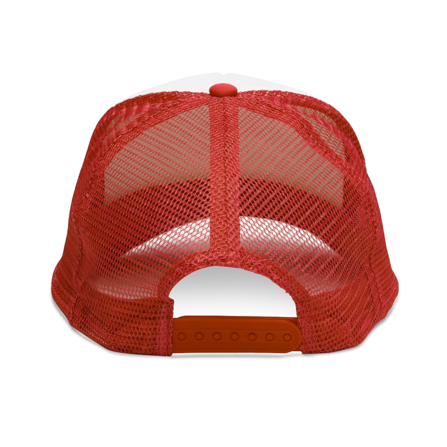 V Logo Mesh Snapback in Black or Red
