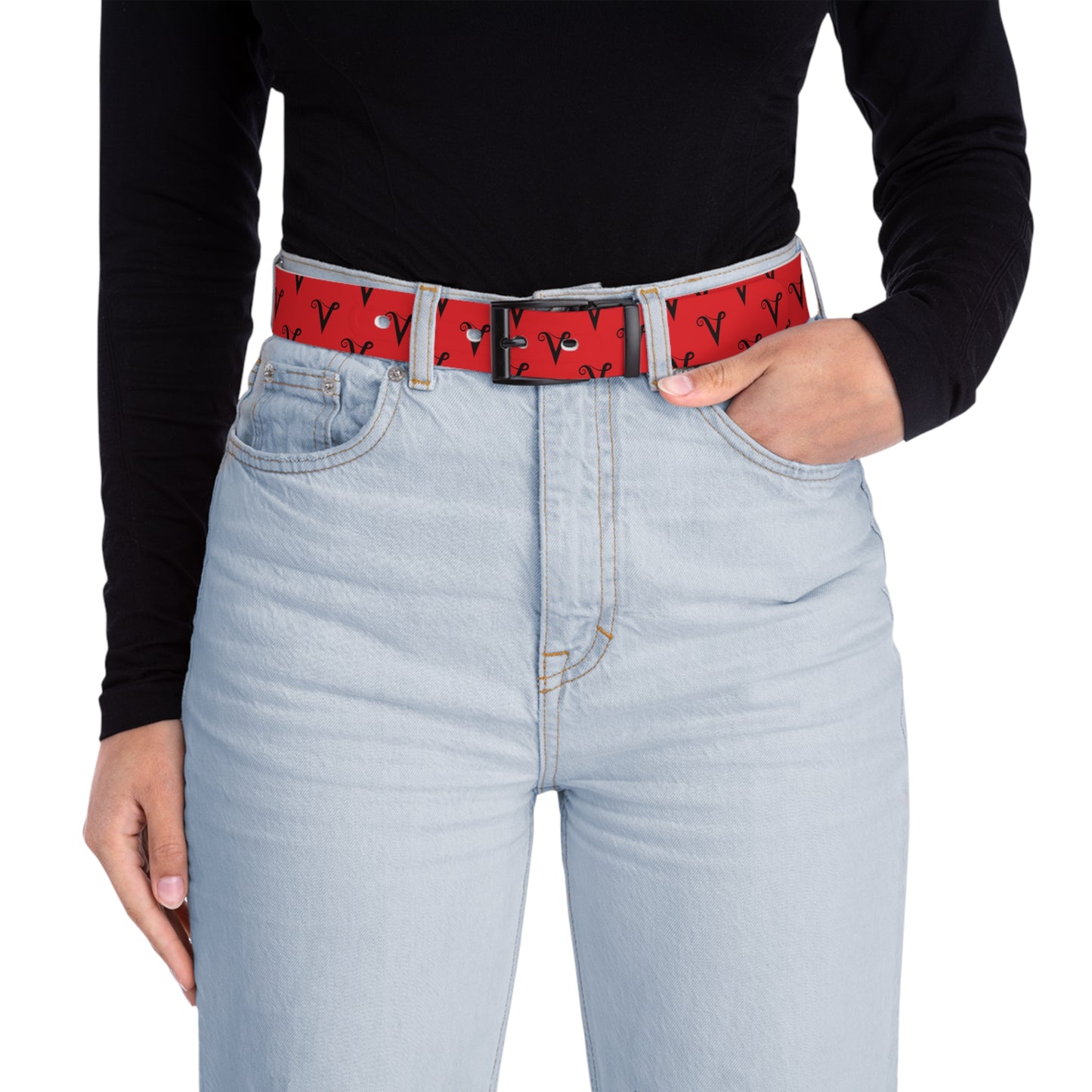 V Logo monogram Belt