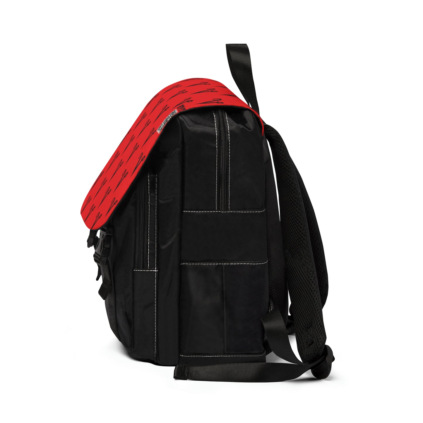 Vemon Time Red & Black Gothic Shoulder Backpack